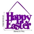 thumbnail image 3 of NSESSHome Happy Easter Wreath Decorations for Front Door Outdoor, 3D Wooden Easter Door Hanging Decor Flowers Egg Spring Wreaths with Happy Bunny Welcome Sign for Porch Wall Room Farmhouse, 3 of 7