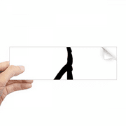 greek alphabet lambda black rectangle bumper sticker notebook window decal