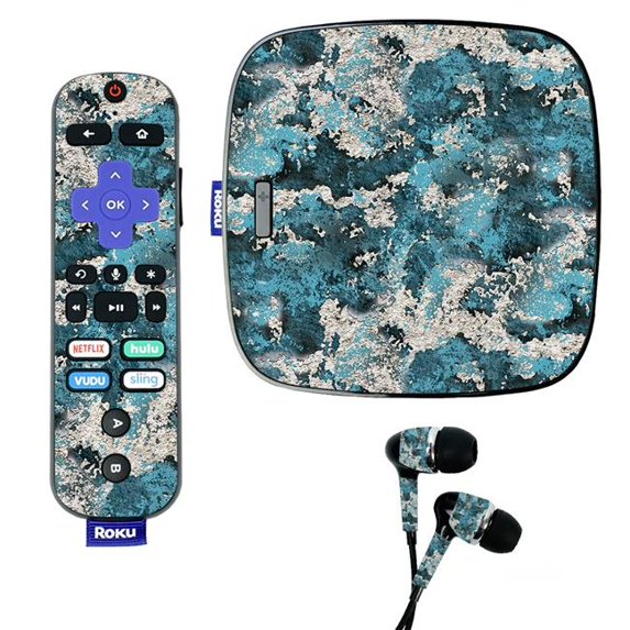 Skin Decal Wrap Compatible With Roku Ultra Sticker Design Rift