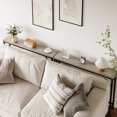 thumbnail image 6 of Aoile 39.3" Behind Couch Table, Sofa Tables Narrow Long for Living Room, Entryway, Hallway, Gray, 6 of 8