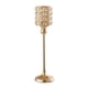 thumbnail image 1 of Candelabro Dorado de Cristal de Estilo Europeo, Soporte para , Hogar, Dormitorio, Restaurantes, Sala de Estar, Candelabro 41cm Baoblaze candelabros de escritorio de cristal, 1 of 8