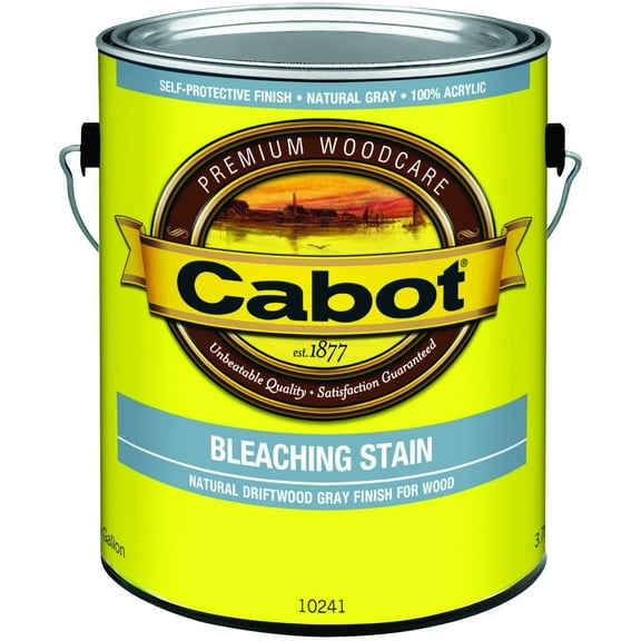 Cabot Creamery Acrylic-Based Liquid Finish Stain - 1 Gal, Gray
