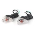 thumbnail image 4 of NS Motorbike LED Indicator Blinker Lamp Light for Kawasaki Ninja 650R 2006-2008, Z750 Z1000 2007-2009, Clear Lens, 4 of 5