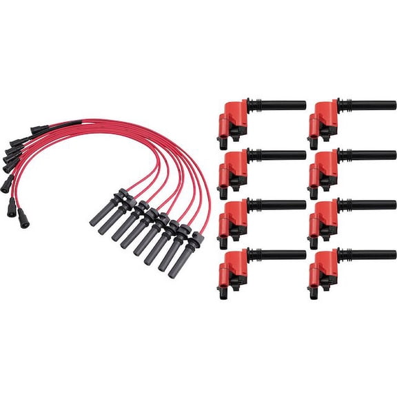 Ignition Coil and Spark Plug Wire Set - Compatible with 2004 - 2005 Dodge Durango 5.7L V8