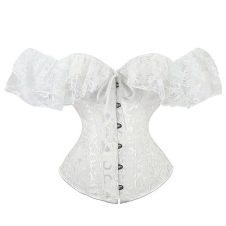 The Comfort Sha Bra Wireless Sports Bras for Women Women Lace Up Vintage Boned Bustier Corset With Garters Lace Up Boned Overbust Corset Bustier Lingerie Bodyshaper