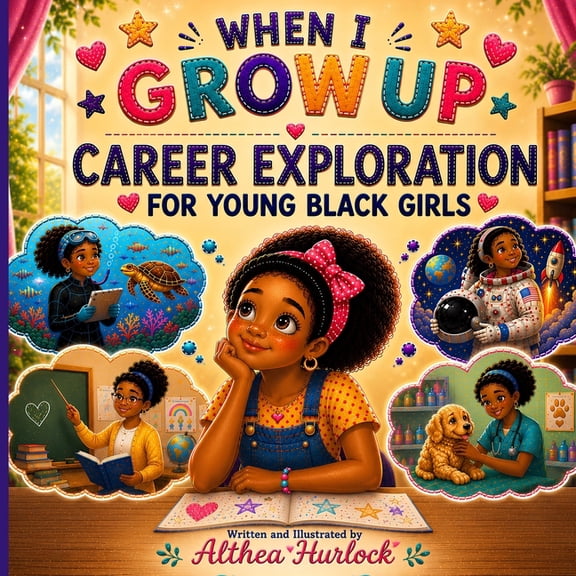 Dream Big Career Series for Kids When I Grow Up: Career Explorations for Young Black Girls, Book 9, (Paperback)