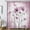 pink, variant on Rustic Boho Purple Shower Curtain Farmhouse Violet Daisy Floral Flowers Butterfly Dragonfly on Country Wooden Shower Curtain Set, Abstract Aesthetic Bathroom Accessory with Hooks, 70X70