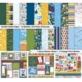 thumbnail image 2 of Inkdotpot Back To School Collection Double,Sided Scrapbook Paper Kit Cardstock 12"x12" Card Making Paper Pack Of With Sticker Sheet - 16 Pages - Multicolor, 2 of 4