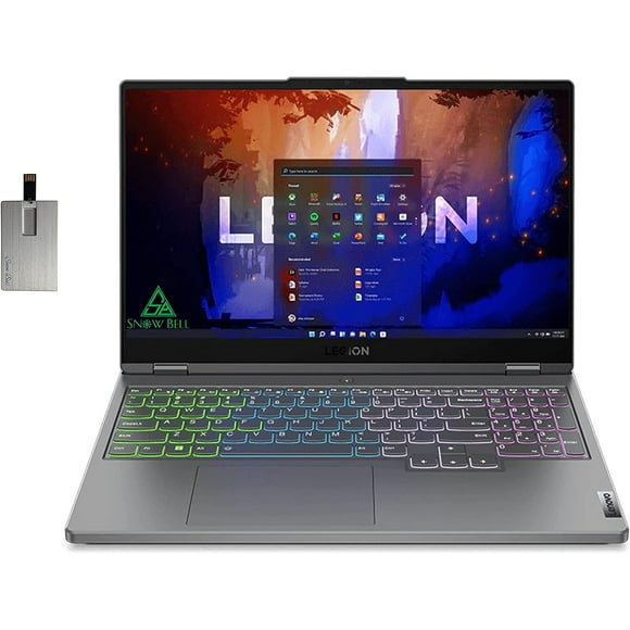 Lenovo Legion 5 Pro 16" QHD 165Hz Gaming Laptop, AMD Ryzen 7 6800H, 64GB DDR5, 4TB SSD, NVIDIA GeForce RTX 3070Ti 8G, 4-Zone RGB Backlit Keyboard, Win 11, with Hotface 32GB USB Card