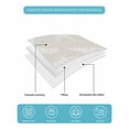 thumbnail image 5 of Quilts Twin Size Bedding Set, Starfish Coastal Lightweight Quilted Comforter, Shell Summer Beach Nautical Ocean Linen Soft Reversible Bedspread Coverlet with Pillow Covers for All Season, 68" x 86", 5 of 7