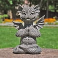thumbnail image 2 of FitBest 1Pcs Garden Dragon Statue Lovely Baby Dragon Blink Yoga Baby Dragon Statue, 2 of 8
