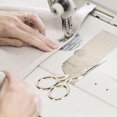 thumbnail image 4 of Professional Fabric Scissor Set, Multifunctional DIY Craft Scissors with Exquisite Leather Cover, Compact Lightweight Sewing Embroidery Tool for Household Use, 4 of 7