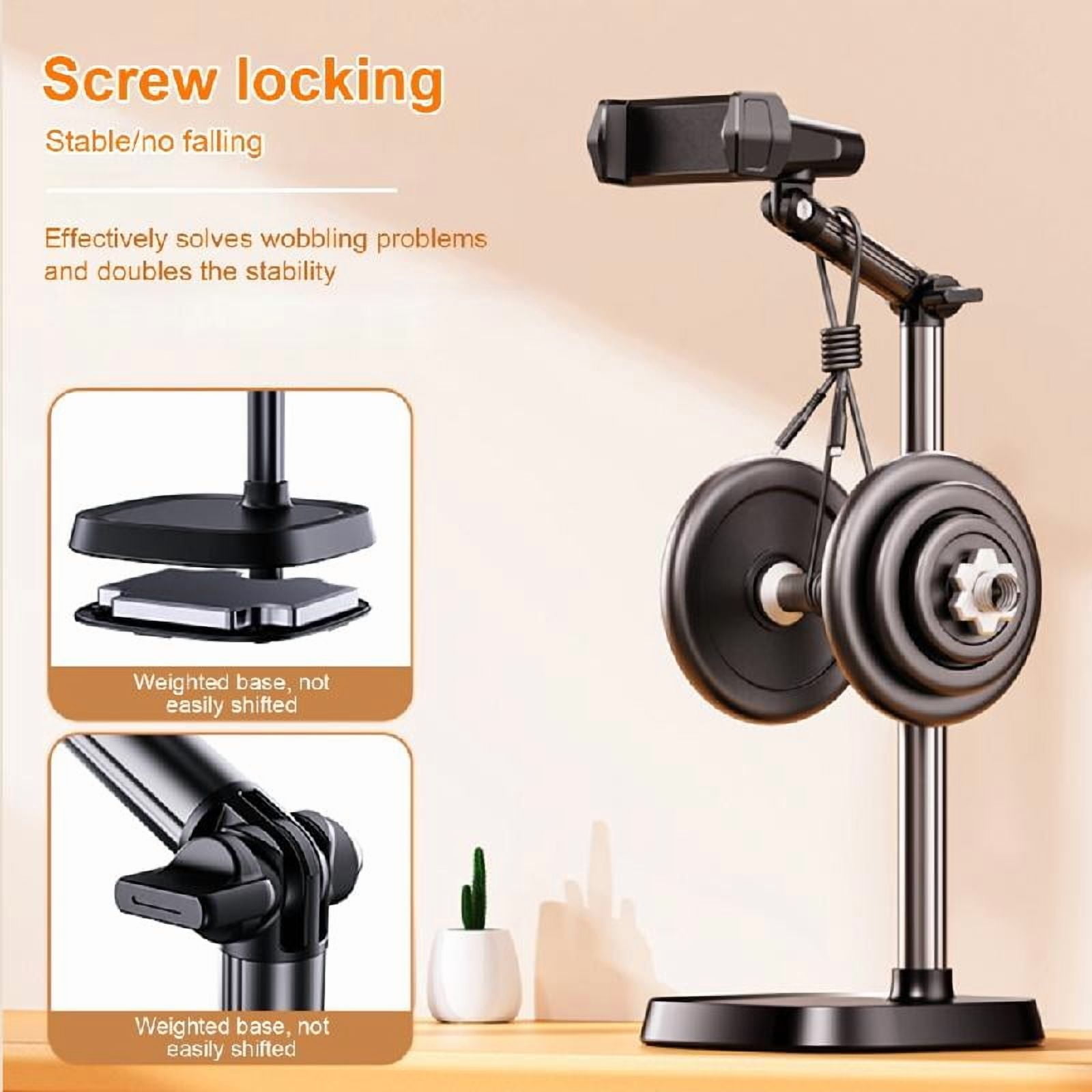 KCAHPAN Multifunctional Phone Stand Extendable Mobile Phone Stand for Recording Content
