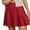 Wine Red, variant on Musuos Women's Elegant Satin Mini Skirt, Summer Casual High Waist Mini Bow Short Silk A-Line Skirt