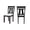 Charcoal+Wheat, variant on Cushioned Bedroom Bench / Relaxing at Home / Square Leg Design
