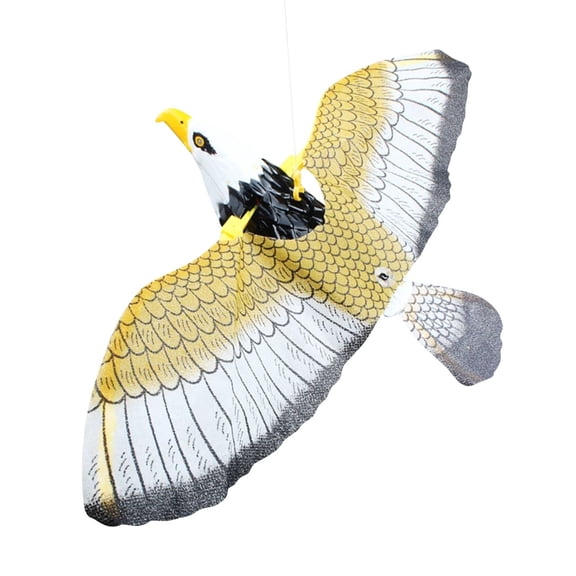 Silent Electric Hovering Bird Toy For Pets, Lifelike Flapping Wings With Hanging String, No Battery Needed Interactive Play Gift For Cats Dogs Small Animals Of All Ages