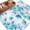 Green, variant on Blue Flowers Round Area Rug 6Ft Washable Circle Rugs for Bathroom Office, Spring Botanical Blossom Florals Plants Non-Slip Carpet Floor Mats Indoor Outdoor Carpet Runner Aesthetic Home Decor