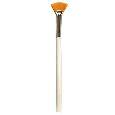 Glycolic Fan Brush - fan brush taklon 7.75 glycolic lactic tca serum mask white