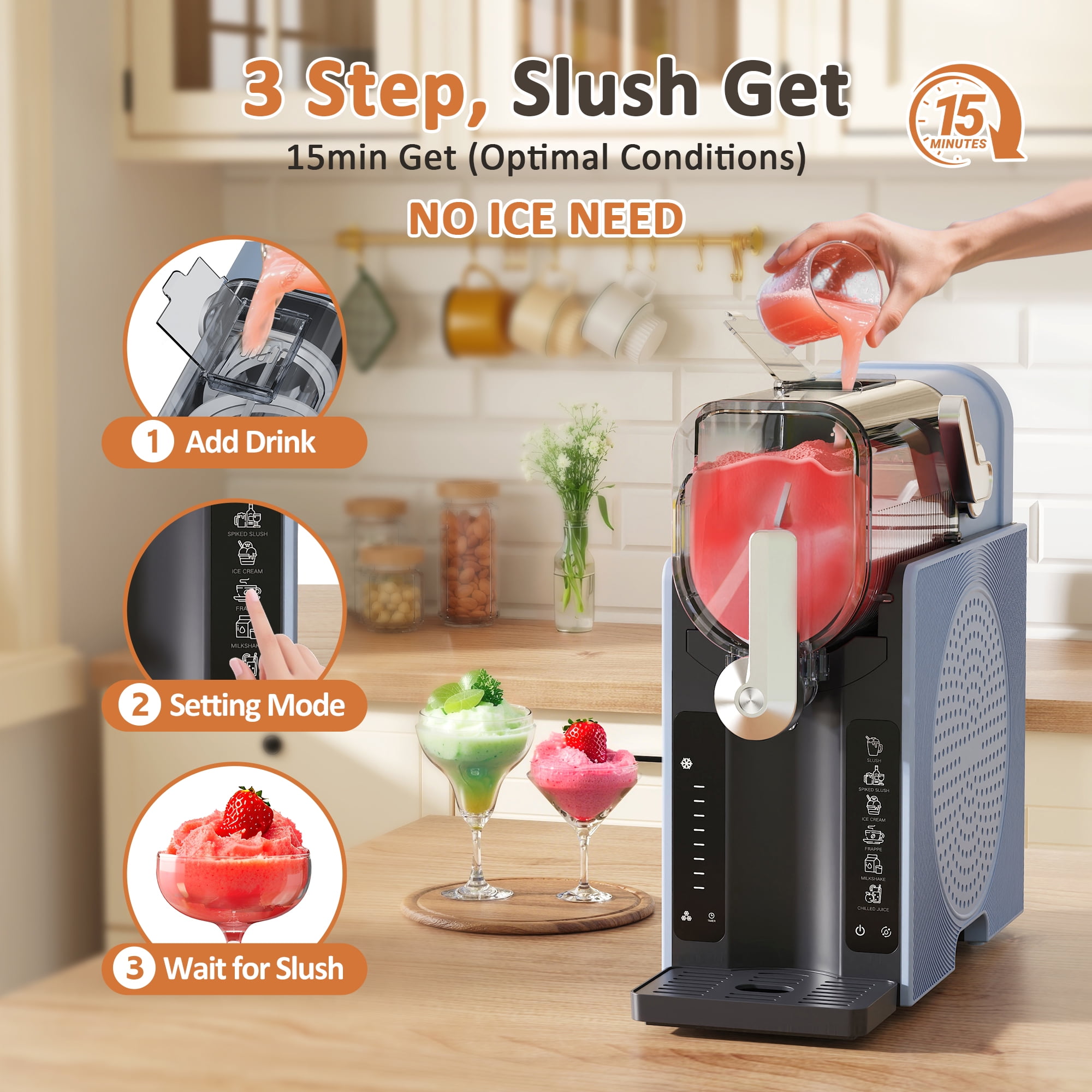 BIZAURA Slushie Machine