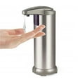 thumbnail image 2 of Touchless Automatic Soap Dispenser 9.5 Oz Stainless Steel, Infrared Sensor Hand Soap Pump with 3 Adjustable Levels, Waterproof Base, Leak-Proof Spout for Kitchen Sink & Bathroom, Battery Operated, 2 of 7