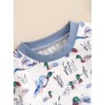 thumbnail image 6 of Spewahor Infant Baby Boy Summer Romper 0 3 6 9 12 18 Months Short Sleeve Crew Neck Duck Print Summer Bodysuit, 6 of 9
