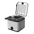thumbnail image 1 of Mini Deep Oil Fryer Deep Frying Pot Electric Deep Fryer Fish Fryer Multipurpose Kitchen Gadgets Deep Fryer Deep Fry Food for Chips Vegetable, 1 of 8