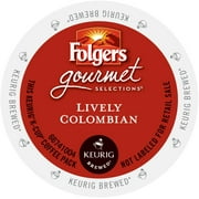 Folgers Gourmet Selections Lively Colombian Coffee, K-Cup Portion Pack for Keurig Brewers (96 Count)