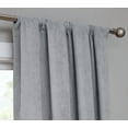 thumbnail image 3 of Inspired Surroundings Single Curtain Panel, Isla - Grey Corduroy, 3 of 9