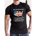 thumbnail image 1 of American Flag Adhesive Bandage Round Neck Graphic T-shirts, Causal Tees, Short Sleeves Comfortable Tops, Men's Summer Clothing, 1 of 8