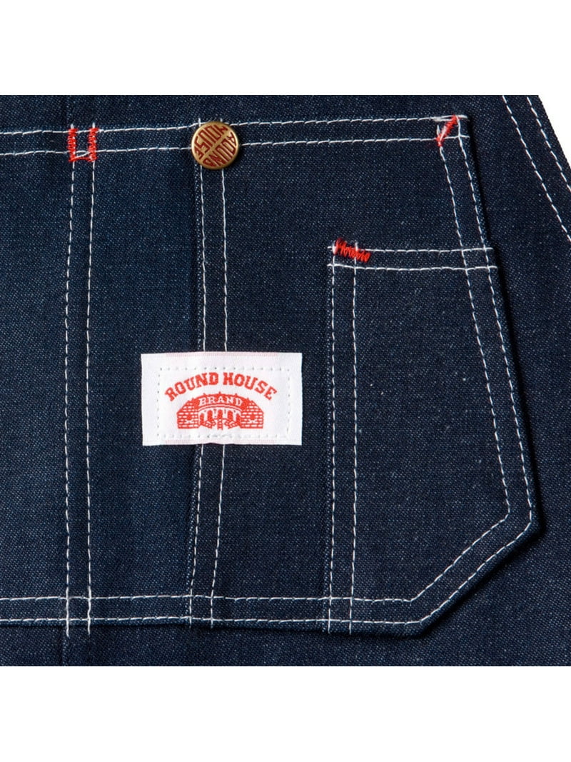 Round House Men's Classic Overalls Blue 42W x 29L US - Walmart.com