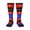 2 Black-1, variant on Women's Knee High Socks Multiply Gays Lesbians Flag Outdoor Casual Tube Socks