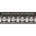thumbnail image 2 of Brady Irish Coat of Arms Tumbler Glasses - Set of 4 (Sand Etched), 2 of 2