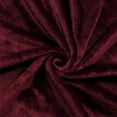 thumbnail image 4 of REGALWOVEN Flannel Fleece Blanket Soft Warm Luxury Hemmed Burgundy King, 4 of 7