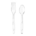 thumbnail image 4 of Plastic Everyday Clear Fork and Spoon Combo, 120 Count (3 pack), 4 of 10