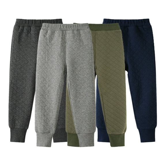 Godderr Kids Baby Boy Autumn Sweatpants Jogger Pants Toddler Boys Cotton Elastic Pants Baby Boys' Casual Trousers for 1-10Y