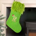 thumbnail image 4 of Calcetines de Navidad Ganfancp Decoración Venue Verde Peludo 1X Medi, 4 of 6