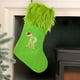 thumbnail image 4 of Calcetines de Navidad Ganfancp Decoración Venue Verde Peludo 1X Medi, 4 of 6
