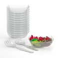 thumbnail image 3 of Exquisite Candy Bowls - Clear Plastic Serving Containers (8oz) - 12 Count, 3 of 7