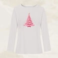 thumbnail image 4 of Christmas Tree Merry Christmas Womens Shirts Oversized Holiday Tops Xmas Costumes Cute Ugly Graphic Pullover Tops, 4 of 5