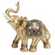 thumbnail image 1 of Estatua De Elefante, Regalo De Estatuilla Duradera, Resina Sintética Dorada Delicada Para Bar, Gabinete De Vino, Decoración ANGGREK Figurine Gift, 1 of 8