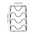 thumbnail image 3 of Tuvgenk 4 Tier Pot Lid Storage Rack Wall Mount Cabinet Door Organizer for Pan Covers Kitchen Space Saving Black, 3 of 6