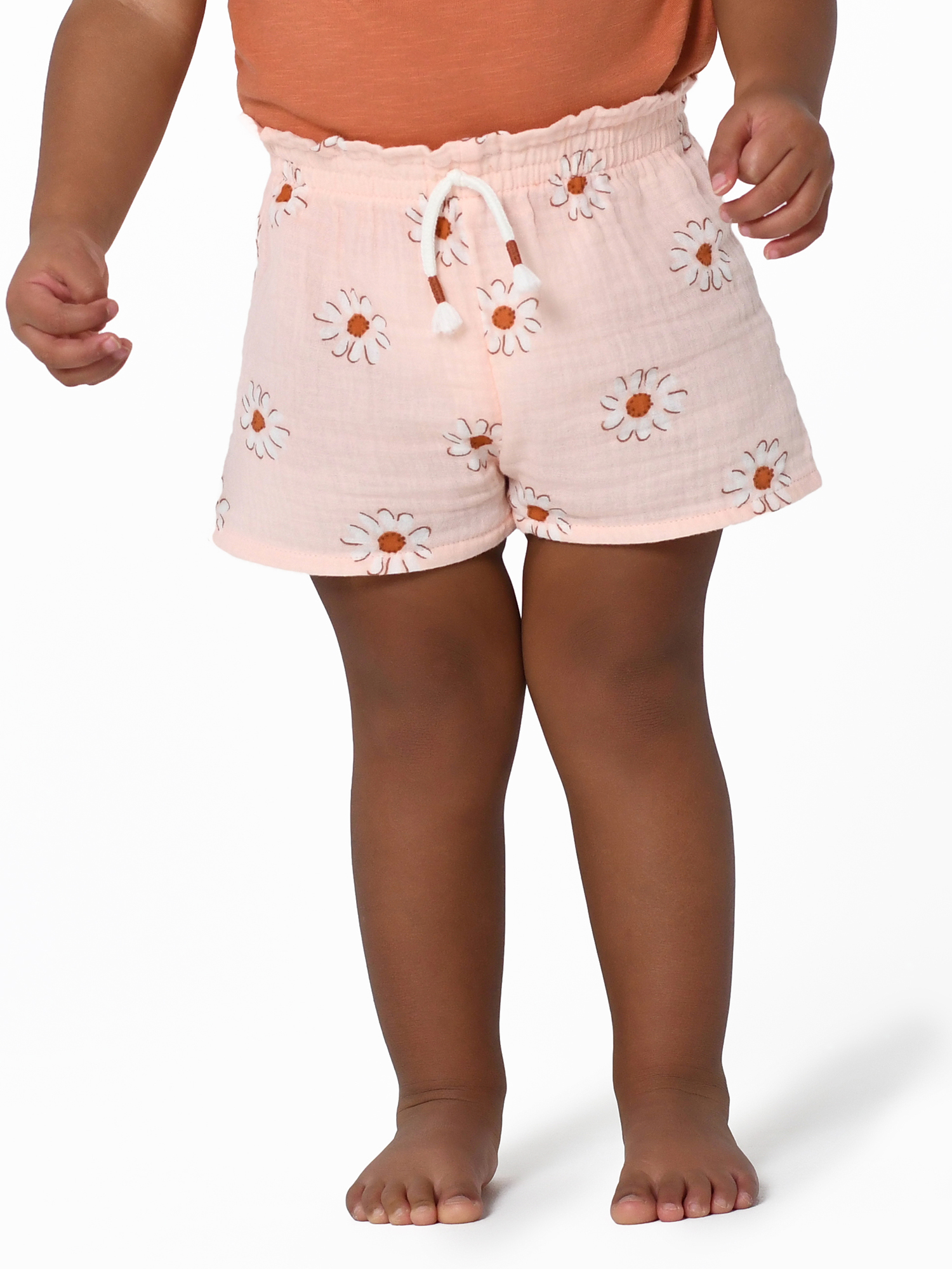 Modern Moments by Gerber Toddler Girl Gauze Shorts, 2-Pack, Sizes 12M-5T - image 5 of 13
