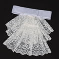 thumbnail image 4 of Ticikt Lace Jabot Necktie Ruffle Neckwear Collar with Embroidered Detailing, 4 of 9