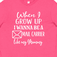 thumbnail image 4 of Inktastic Future Mail Carrier Like Mommy Youth T-Shirt, 4 of 5
