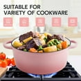 thumbnail image 6 of 3 Quart Enameled Cast Iron Dutch Oven Pot with Lid, Oven Safe up to 550° F & Dishwasher Safe, Sturdy Dutch Oven Cookware, 6 of 8
