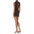 thumbnail image 4 of Roma Robe en Maille Transparente Trou Clé pour Femmes, Noir, Moyen, 4 of 4