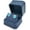 Egyptian-Blue, variant on 1 Qty - Soft-Touch Single Ring Honey-Cream Jewelry Box - Plush Faux Leather - Sales / Display / Gifts