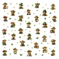 thumbnail image 5 of SHENERDA Saint Patrick Stickers PVC Festive Cute Reusable Party Decorations Shamrock Cow Transfers Stickers for Notebook Computer Water Bottle Diary Scrapbook Spring Window Decor, 5 of 10