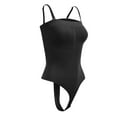 thumbnail image 5 of LELINTA Women's Bodysuits Sexy Sleeveless Tummy Control Tops, Women Shapewear Seamless Body Shaper, 5 of 6