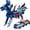 Silver, variant on Unbranded Magnetic Dinosaur Transformer Toy, 2-in-1 Collision Transforming Vehicle to Unicorn Dragon Robot, STEM Gift for Kids Ages 3-12